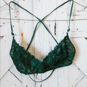 Free People Lace Bralette Small